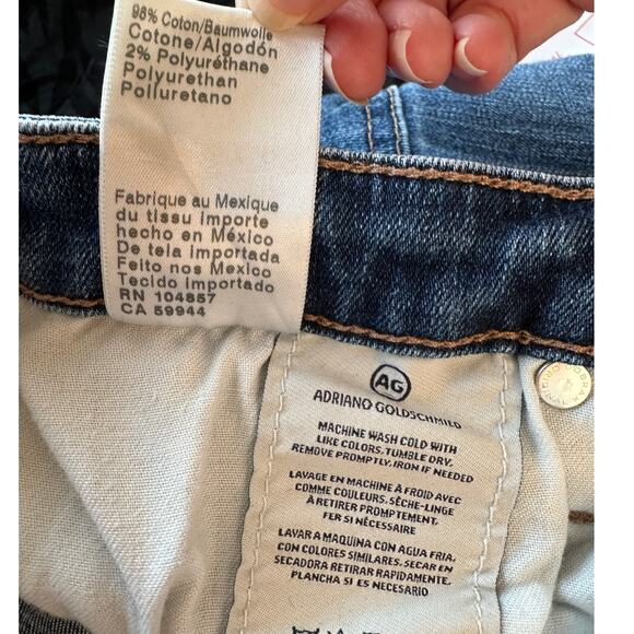 Adriano Goldschmied Prima Cigarette Jeans Blue Women’s 31 - Picture 9 of 12